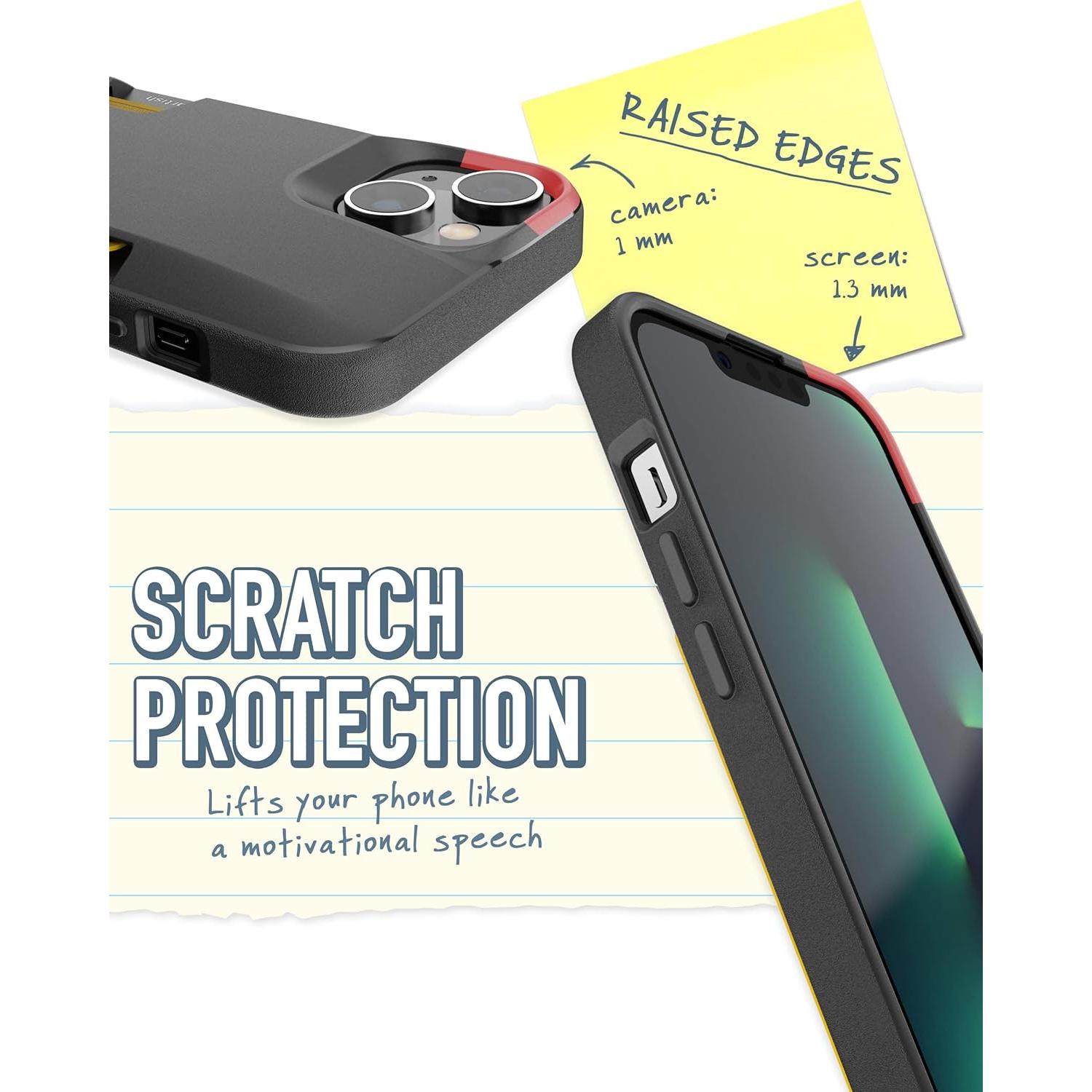 Funda Smartish para iPhone 14 - Asesino de Cartera Negra