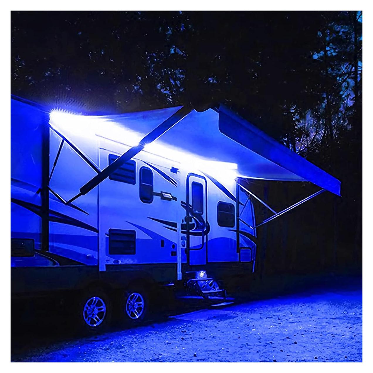 Luces LED de Toldo Azul 5m Lrimauix 12V Impermeables