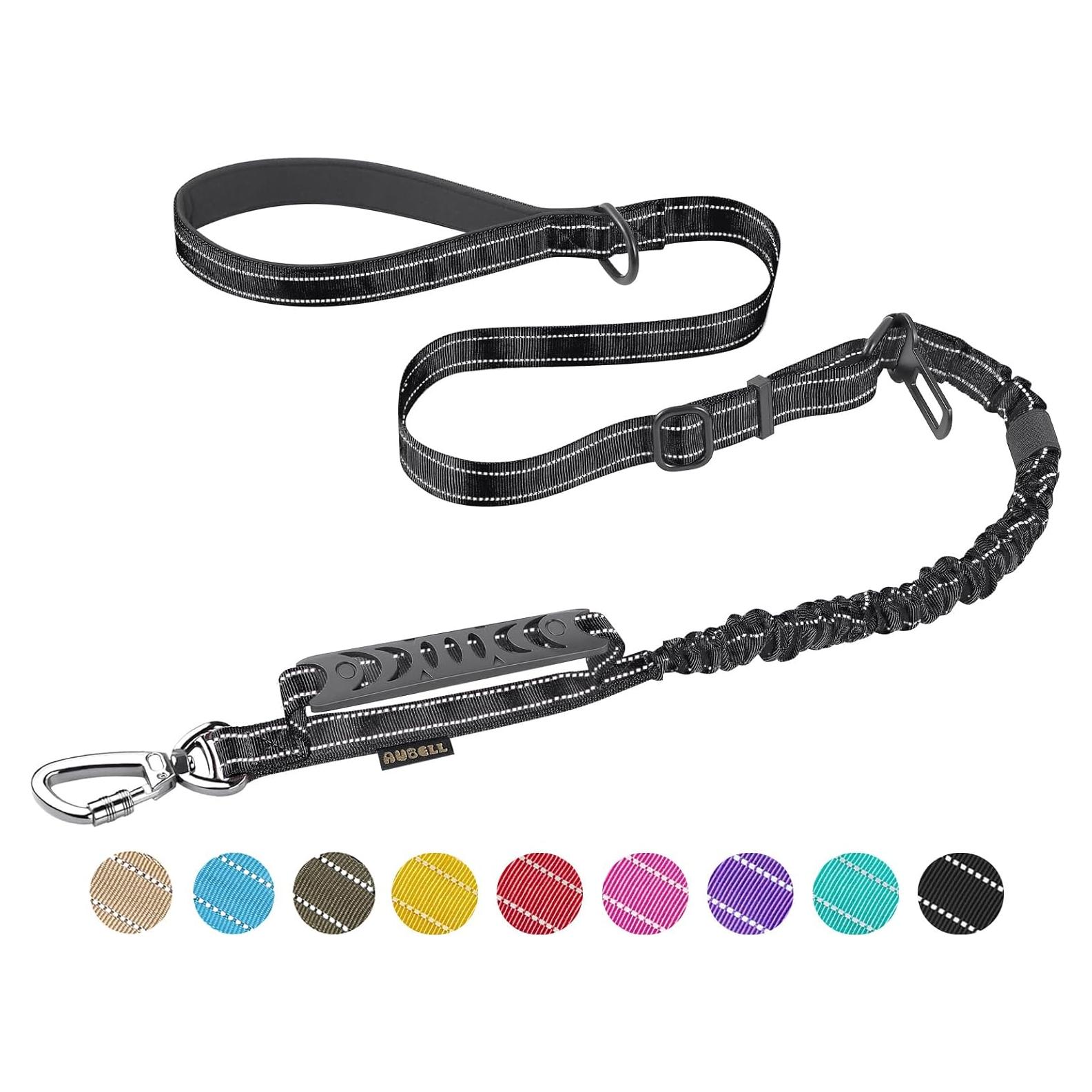 Correa Táctica para Perros AUBELL Bungee 1.22-1.83m Reflectante