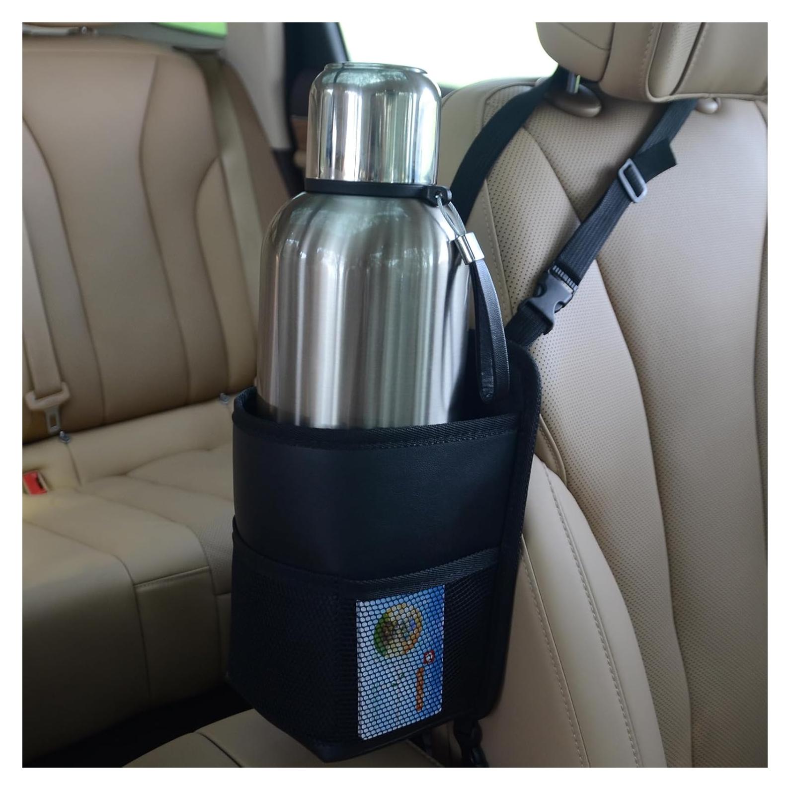 Soporte de Vaso para Auto Yicheyiyou Negro Universal 14x11.9cm