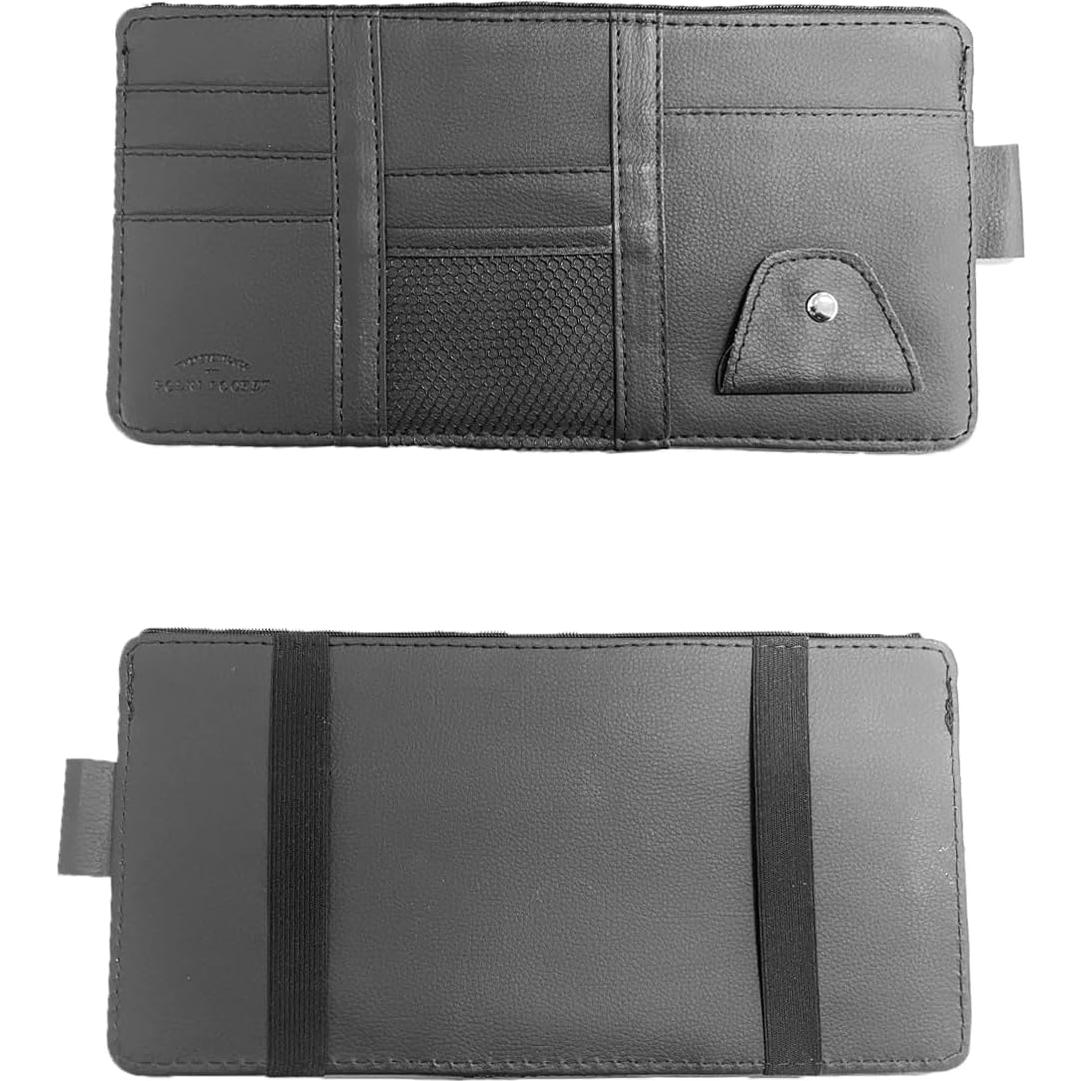 Organizador de Visera de Coche UlifeBetter Negro 30x15 cm