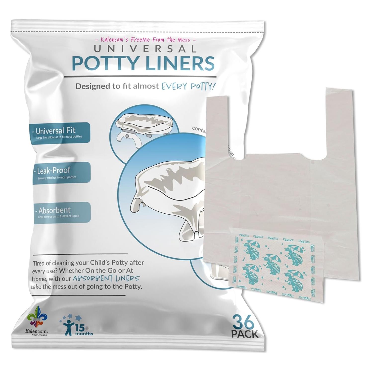 Forros de Inodoro Universales Kalencom - 36 Unidades Absorbentes