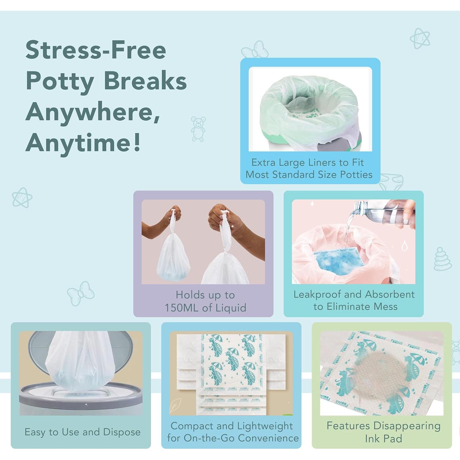 Forros de Inodoro Universales Kalencom - 36 Unidades Absorbentes