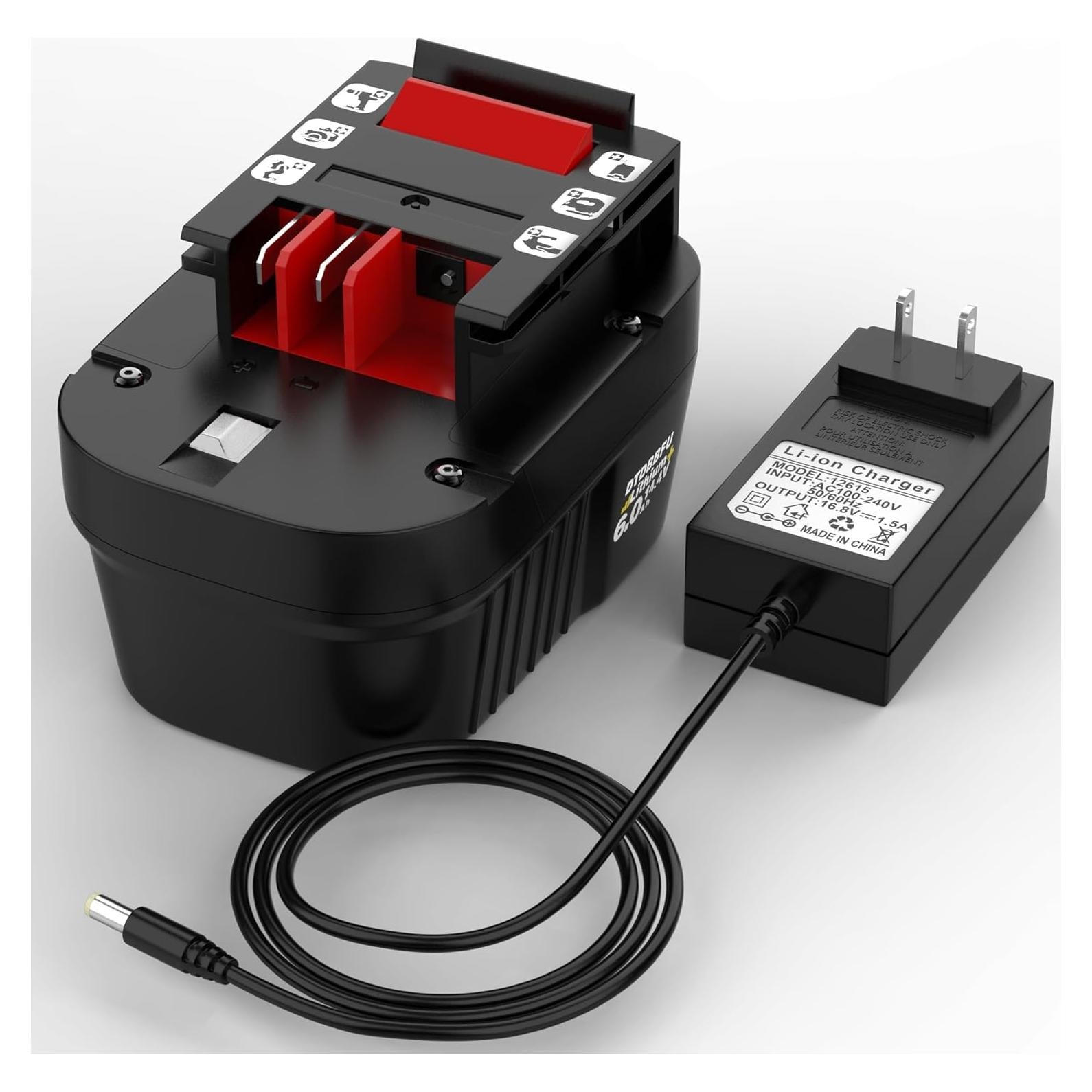 Batería de Reemplazo Black & Decker HPB14 14.4V 6.0Ah Litio