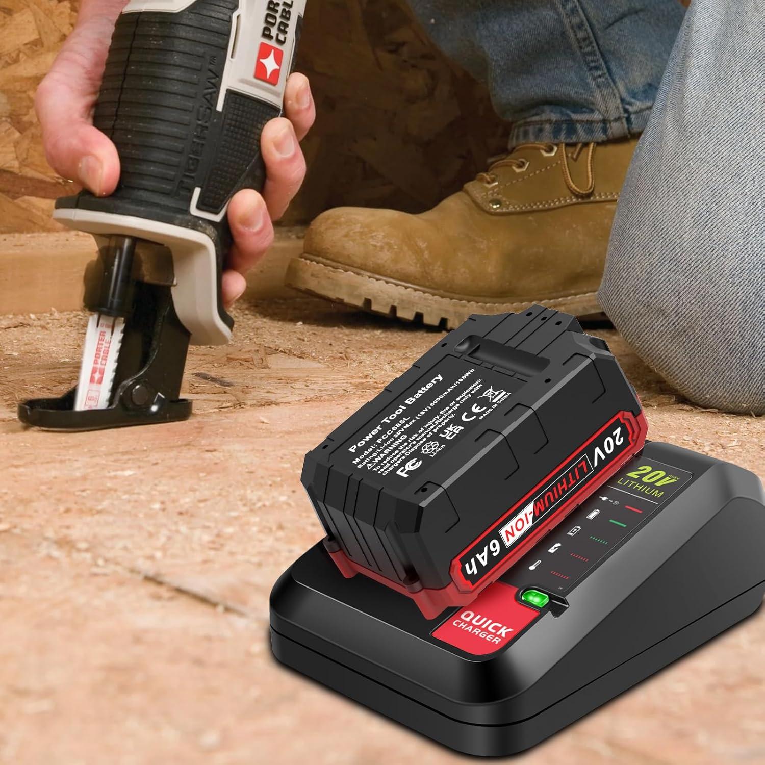 Cargador Rápido 20V Black & Decker y Porter-Cable PCC692L