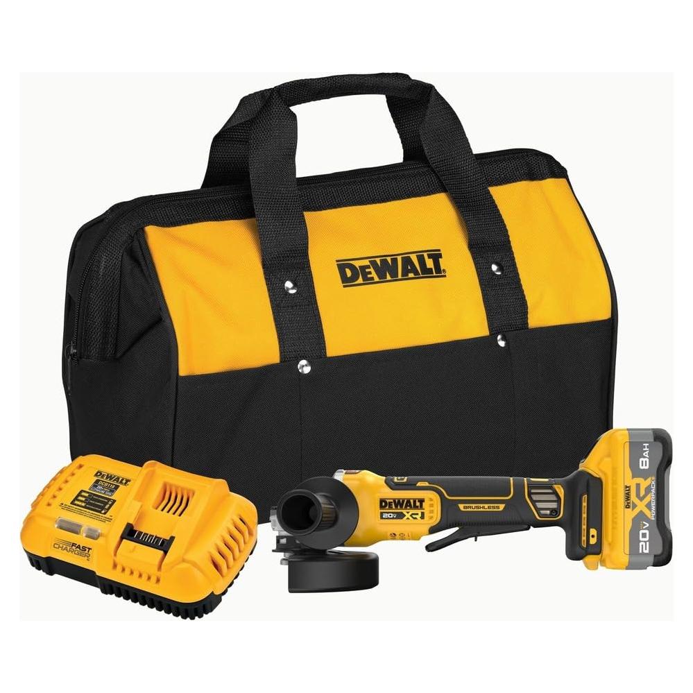 Amoladora Angular Inalámbrica DEWALT 20V MAX XR 4-1/2 - 5"