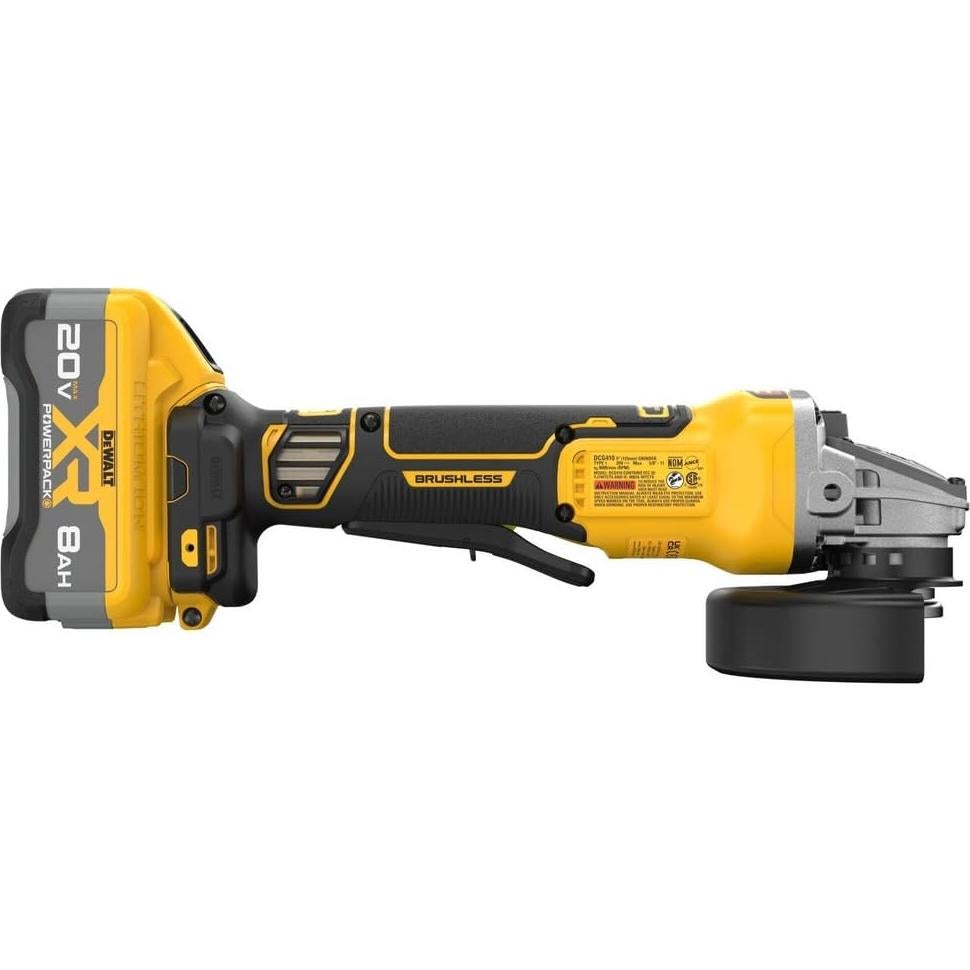 Amoladora Angular Inalámbrica DEWALT 20V MAX XR 4-1/2 - 5"