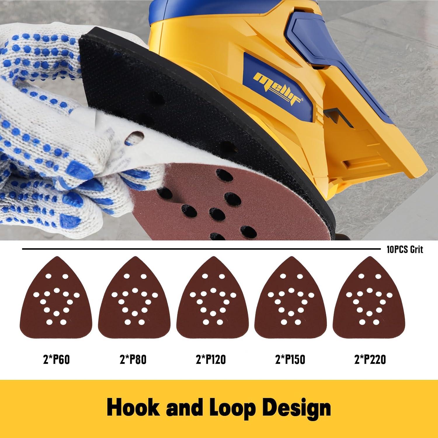 Lijadora de Detalle Inalámbrica WITLIGHT 20V MAX 12000 RPM