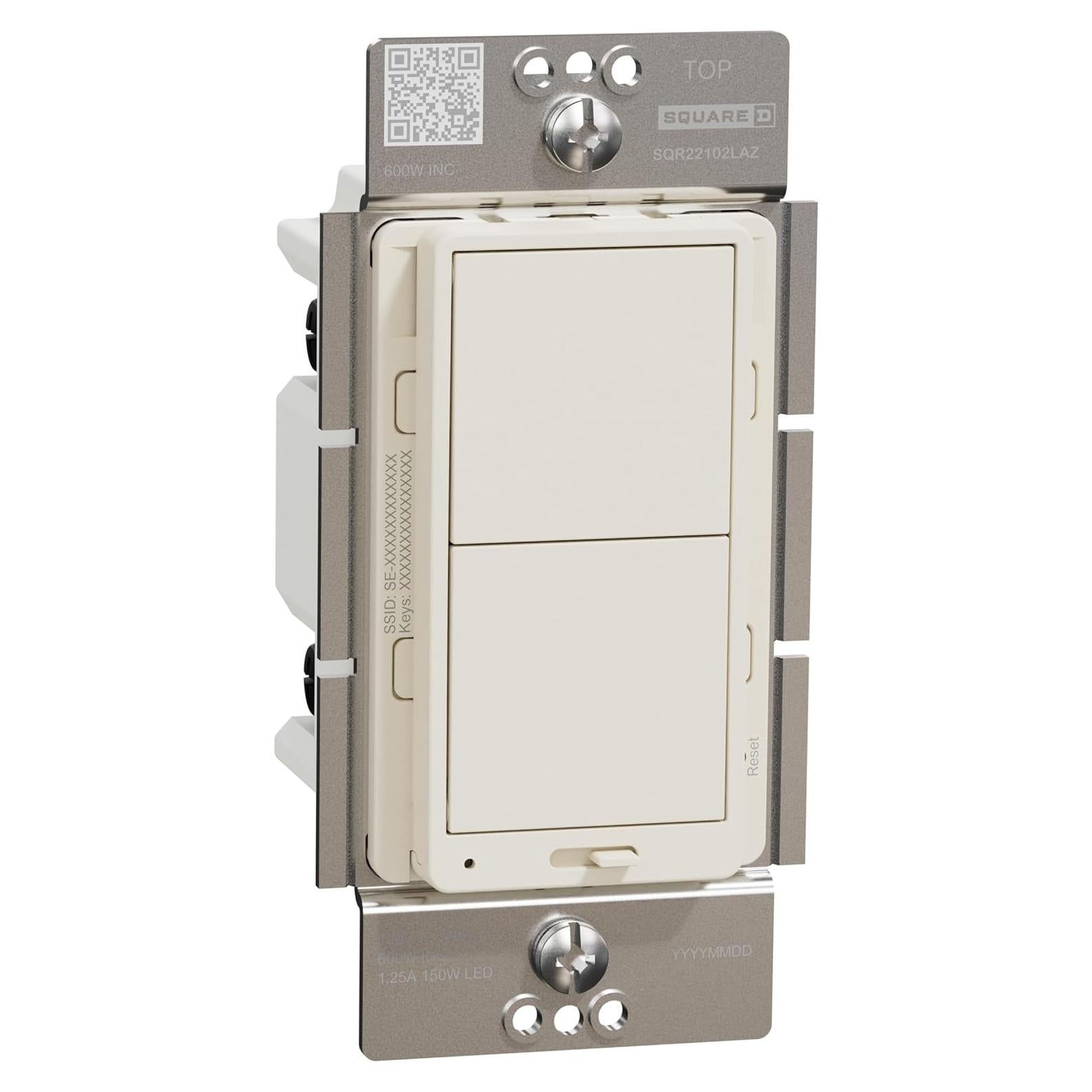 Interruptor Regulador de Luz Inteligente Square D 15A Z-Wave Plus