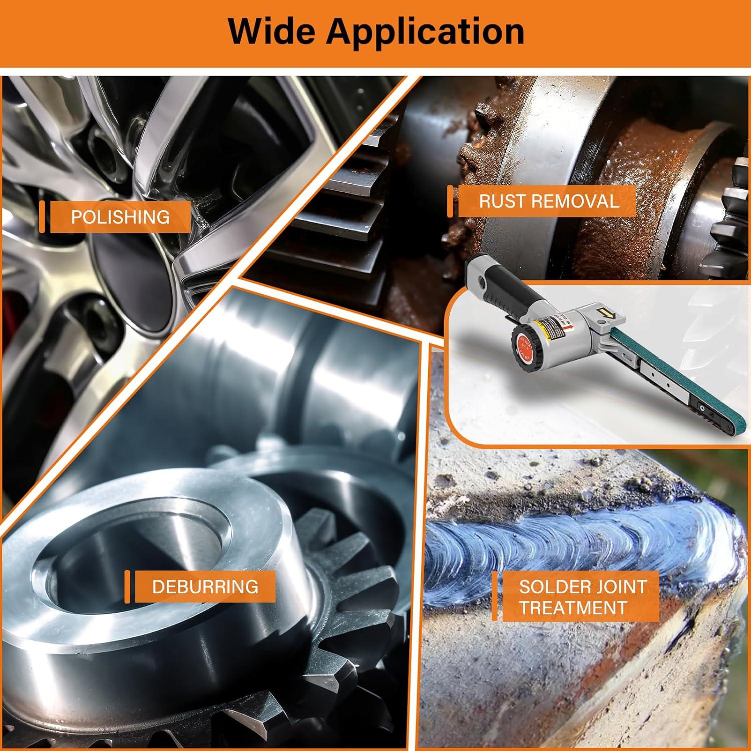 Lijadora de Banda de Aire Tezoro 1/2" x 18" 16000 RPM