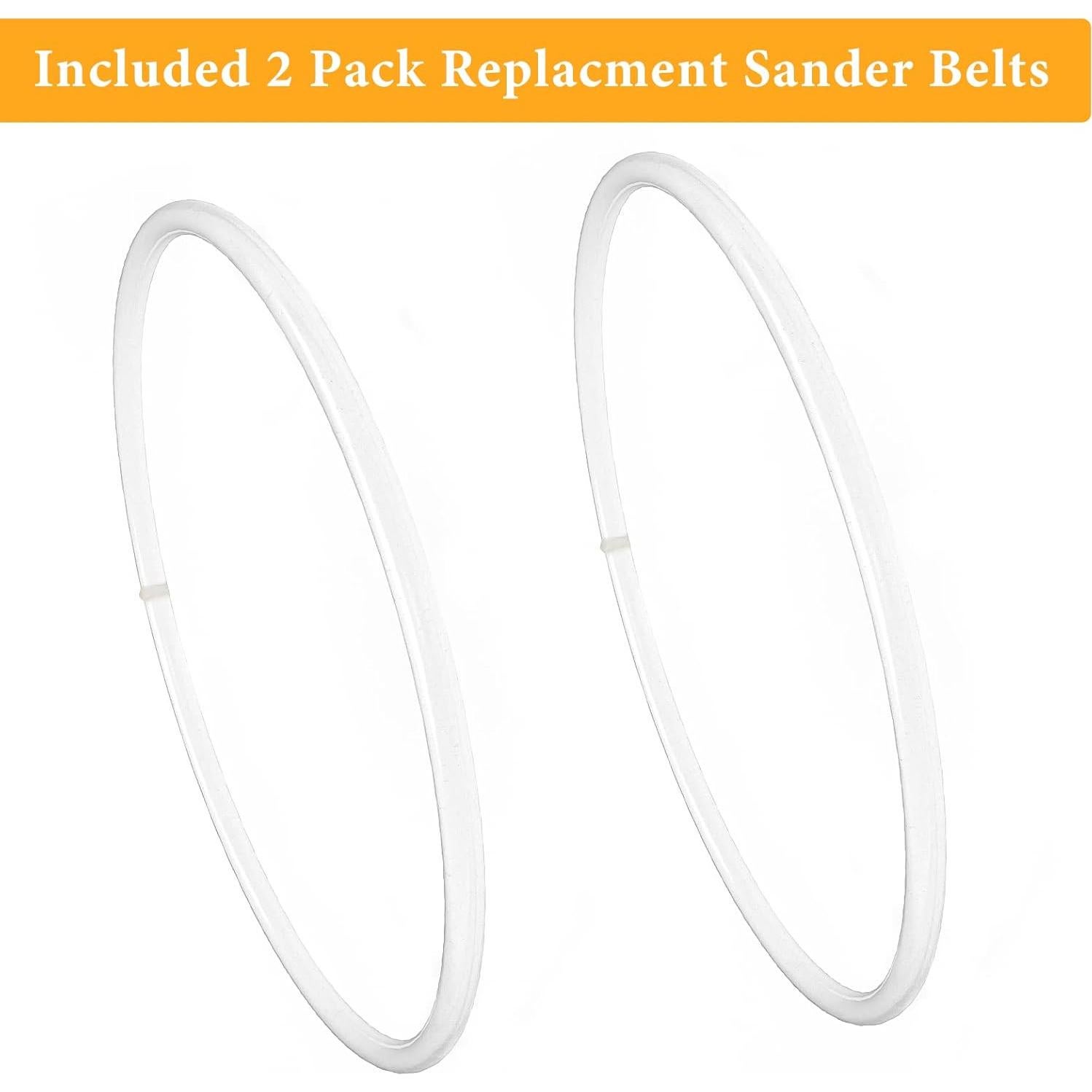 Cinturón de Lijadora Ximoon 903373 Compatible DeWalt 2 Piezas