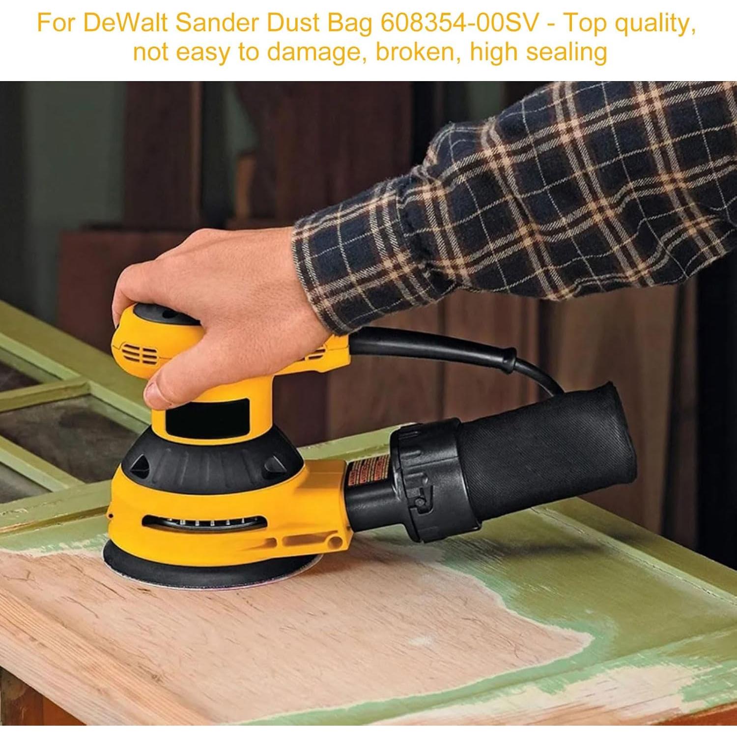 Bolsa de polvo para lijadora Dewalt 608354-00SV - 2 piezas