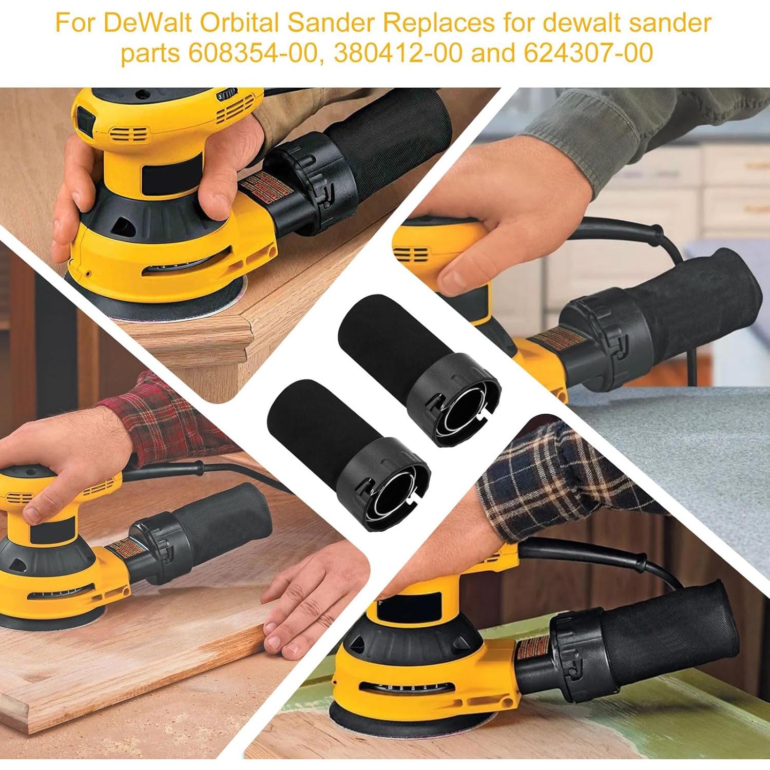 Bolsa de polvo para lijadora Dewalt 608354-00SV - 2 piezas