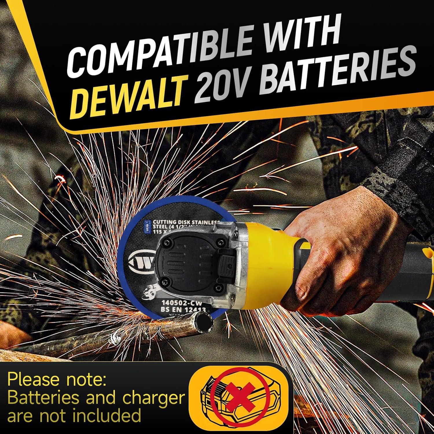 Amoladora Angular Inalámbrica CUTOOK 20V 10000 RPM 4 Velocidades