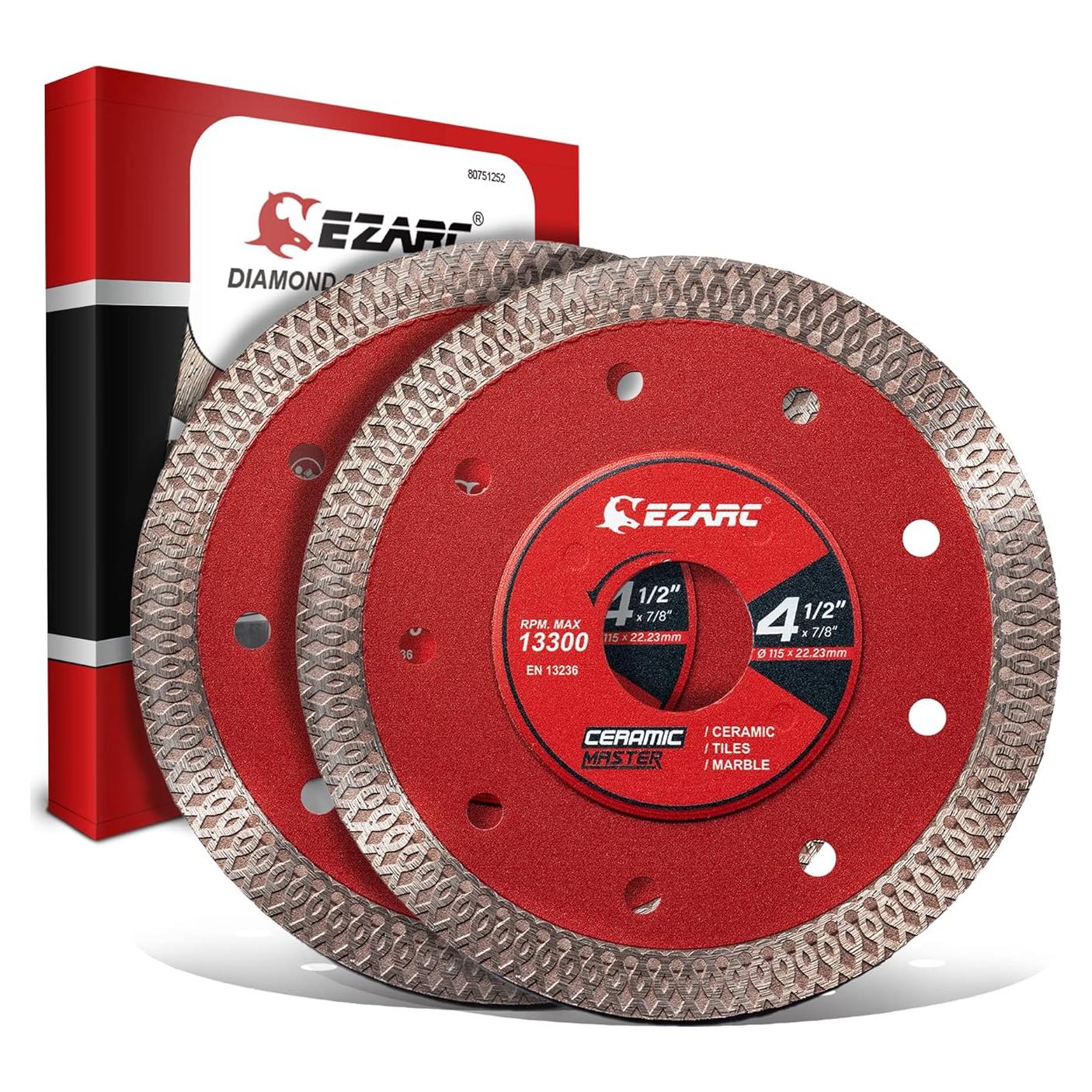 Cuchilla de Diamante EZARC 4.5" para Azulejos - 2 Pack