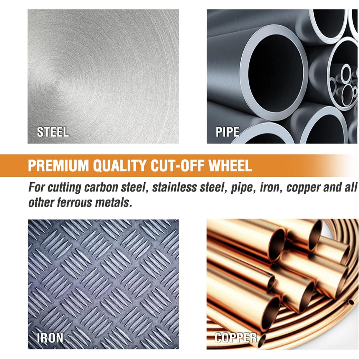 WORKPRO 20 Discos de Corte 115mm para Metal y Acero Inoxidable