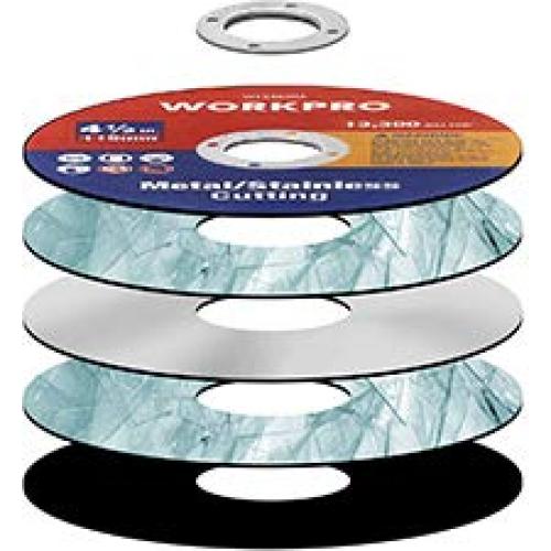 WORKPRO 20 Discos de Corte 115mm para Metal y Acero Inoxidable