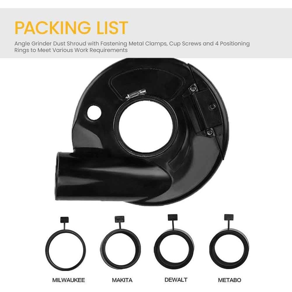 Cubierta de Polvo Universal RLOZUI para Amoladora 7"