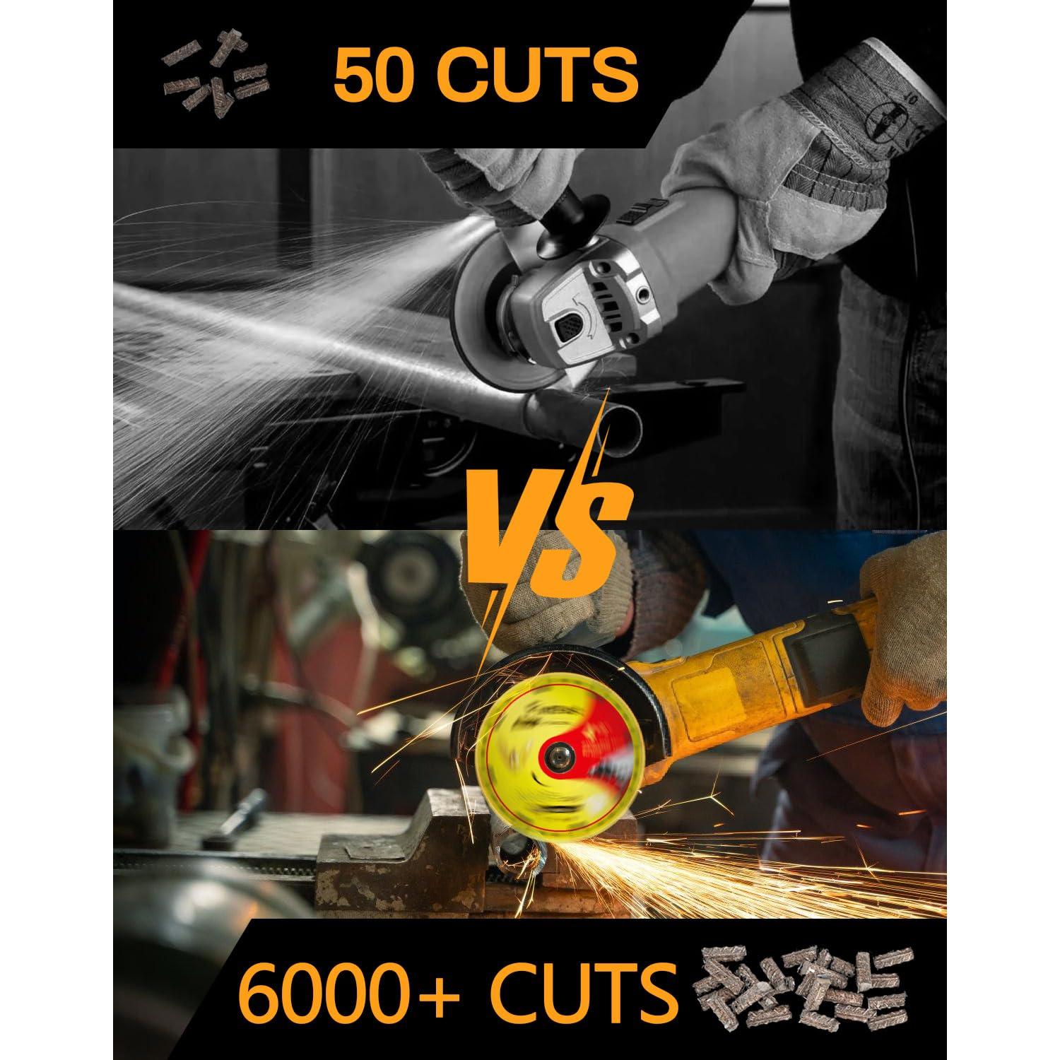 Rueda de Corte de Diamante FixltFast 115mm para Amoladora - Paquete de 3