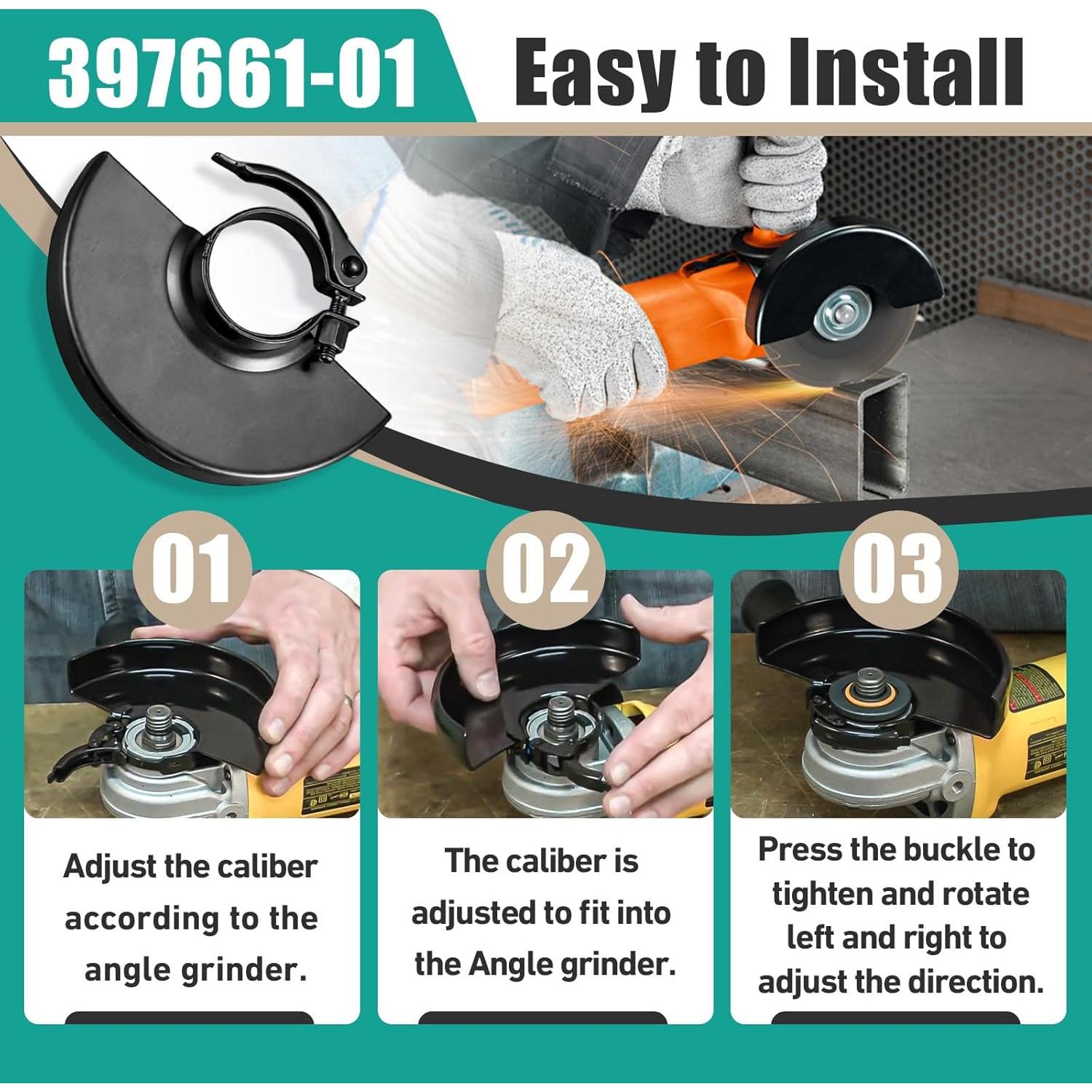 Protector de Amoladora Dewalt 397661-01 5" y 4.5" Ajustable