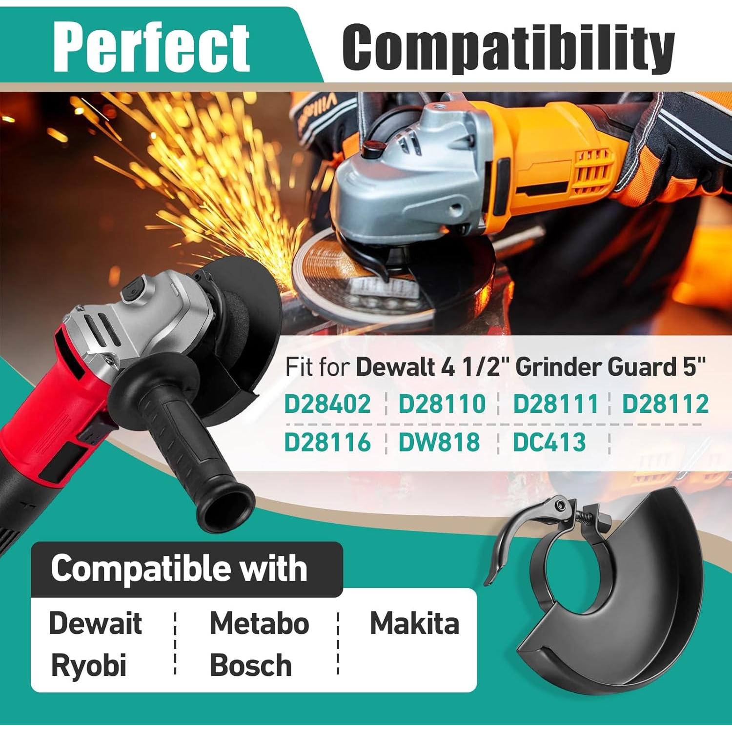 Protector de Amoladora Dewalt 397661-01 5" y 4.5" Ajustable