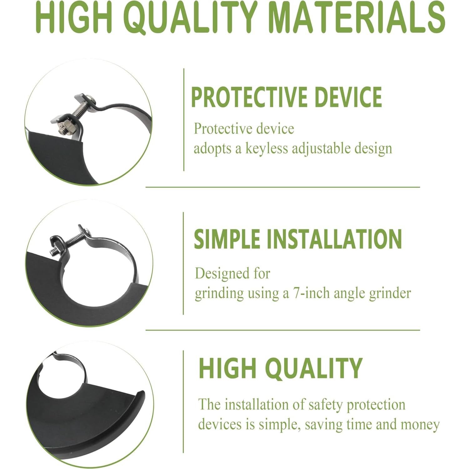 Protector de Grinder 6" (150mm) Rawolp para DEWALT y MAKITA