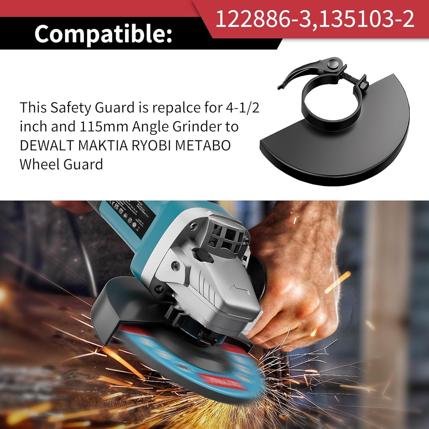 Protector de Esmeril Angular Ajustable Goduog 6.45" Metal