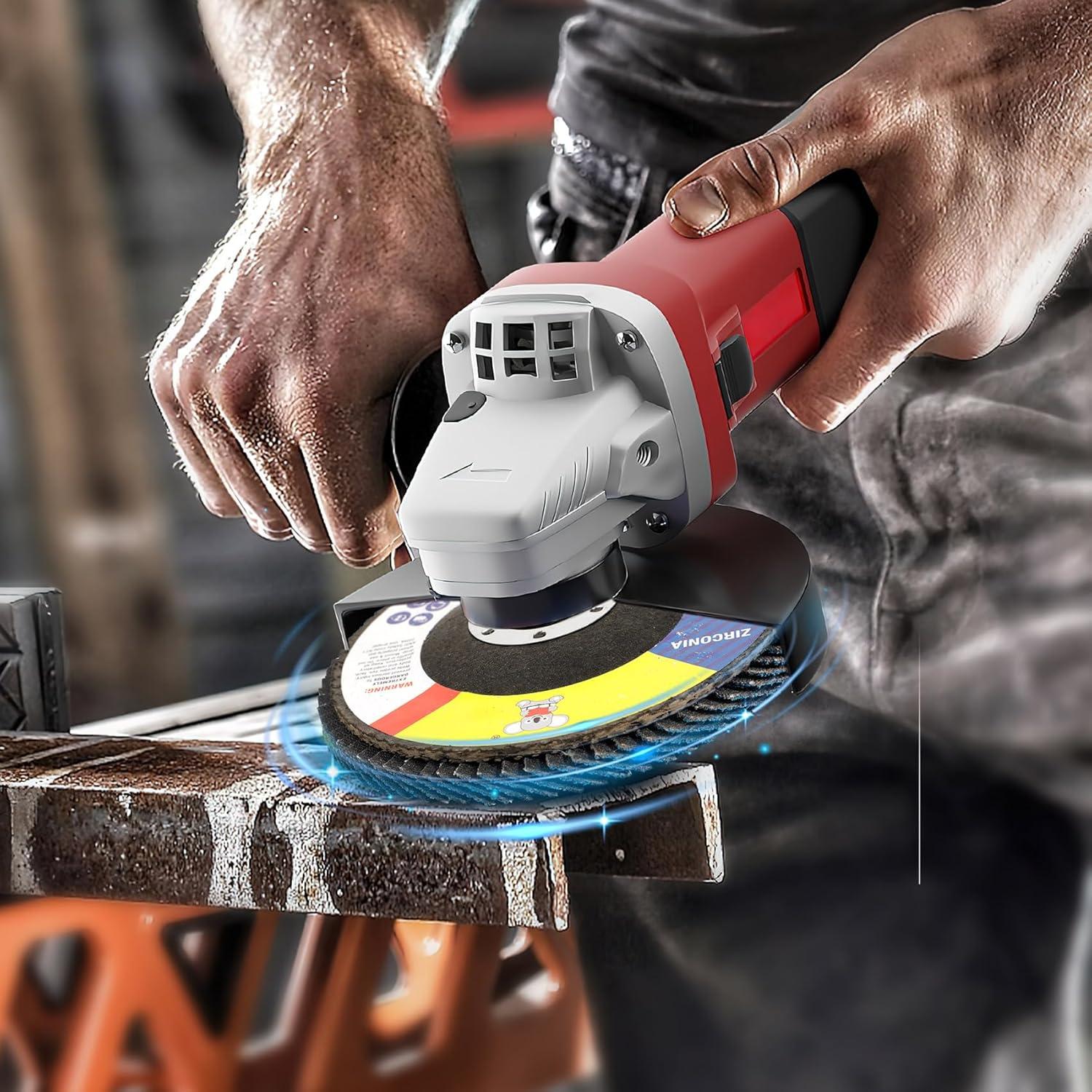 Discos de Aleta 4-1/2" GEKUVIX - 20 PCS, Granos 40/60/80/120