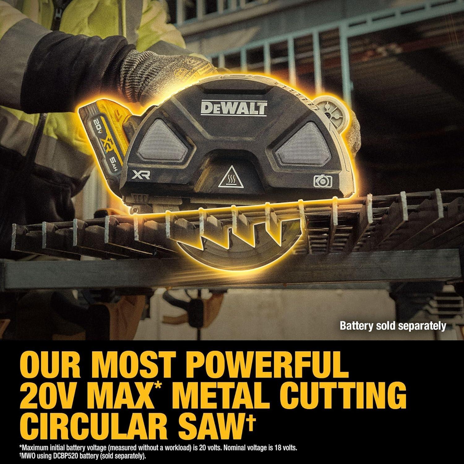 Sierra Circular DEWALT 20V MAX XR 7.25" para Metal DCS383B