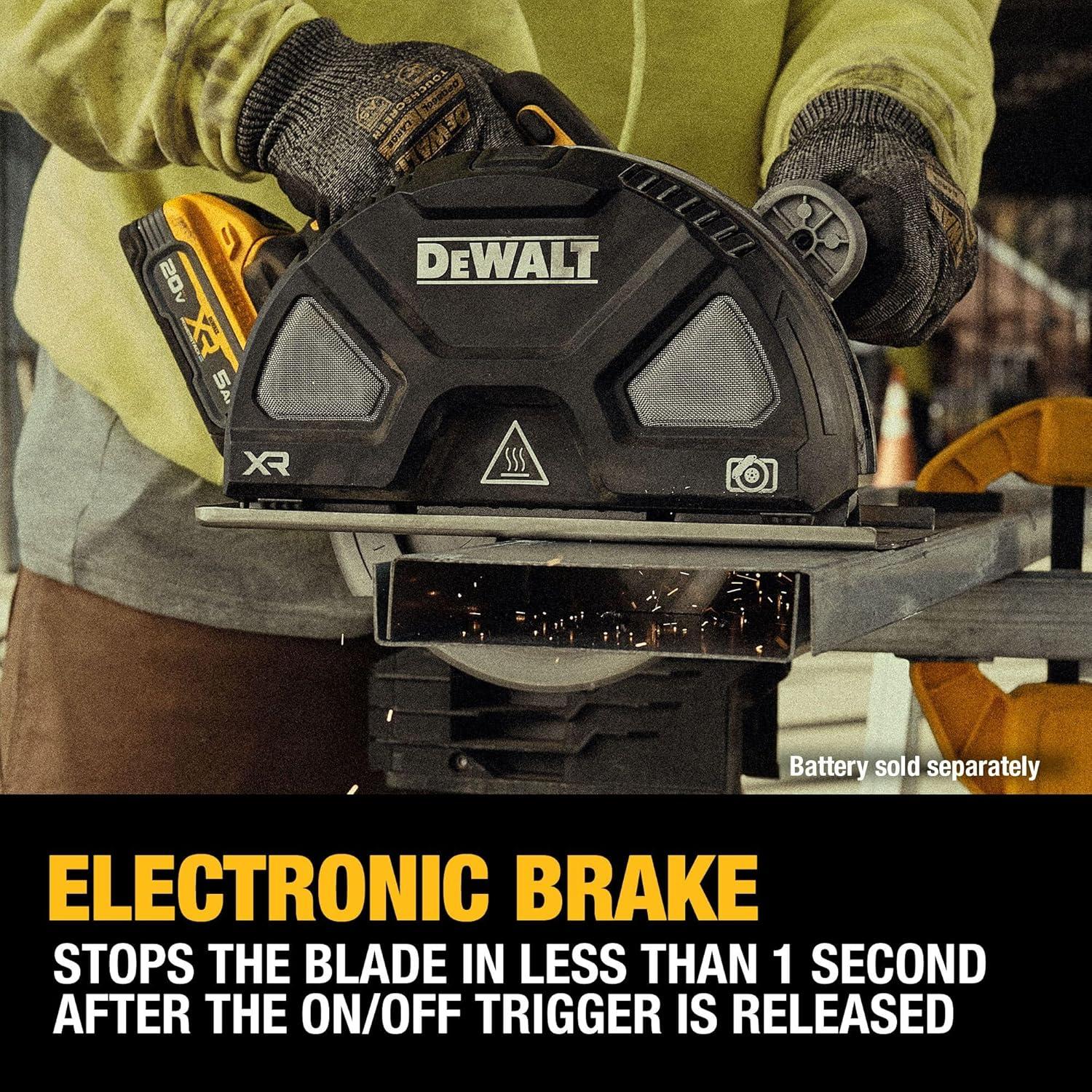 Sierra Circular DEWALT 20V MAX XR 7.25" para Metal DCS383B