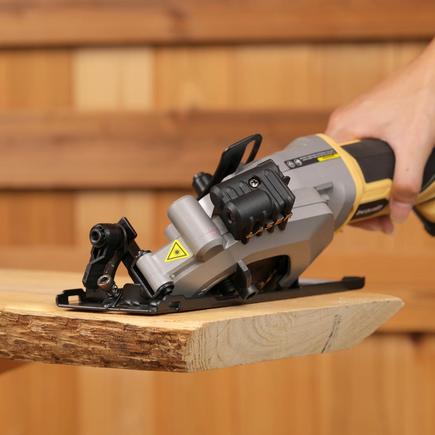 Sierra Circular Mini Inequalit 4.5" Inalámbrica 3400 RPM