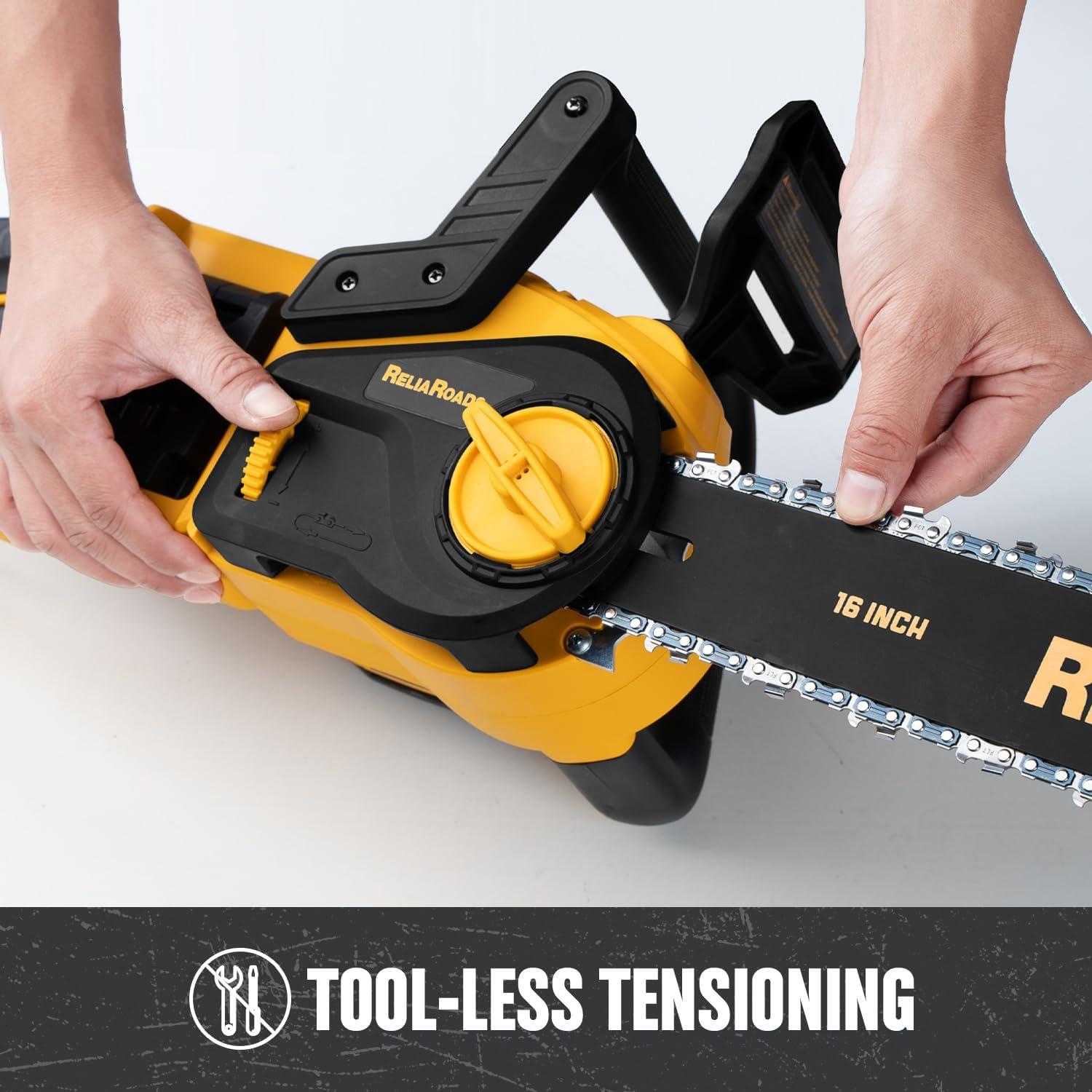 Motosierra Sin Escobillas 40V 16 Pulgadas ReliaRoads