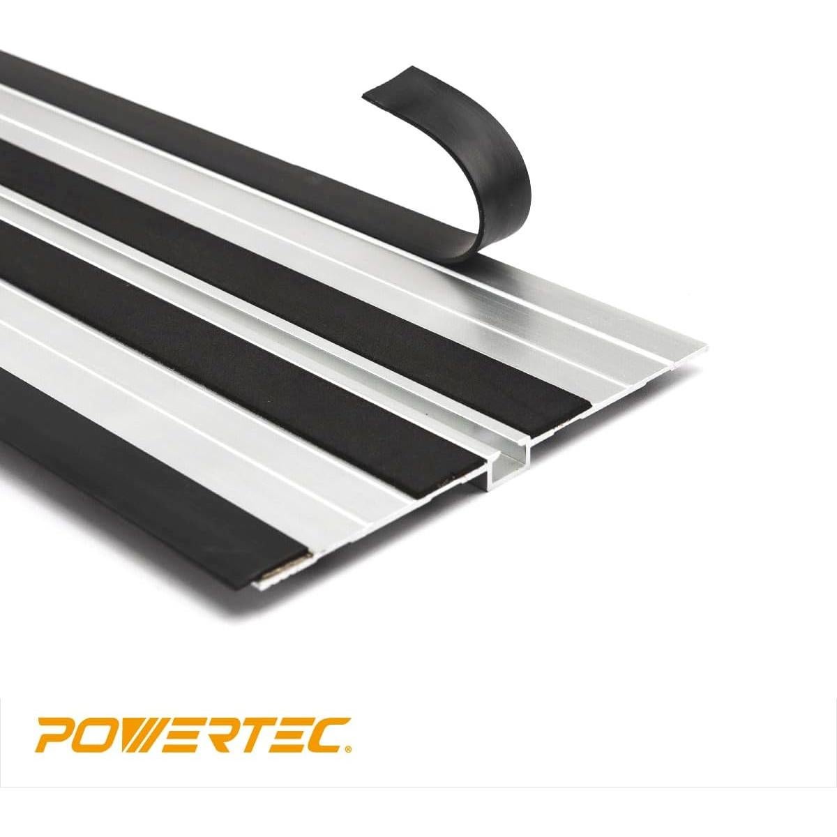 Juego de Guía de Sierra de Carril POWERTEC 72199 55" con Abrazaderas