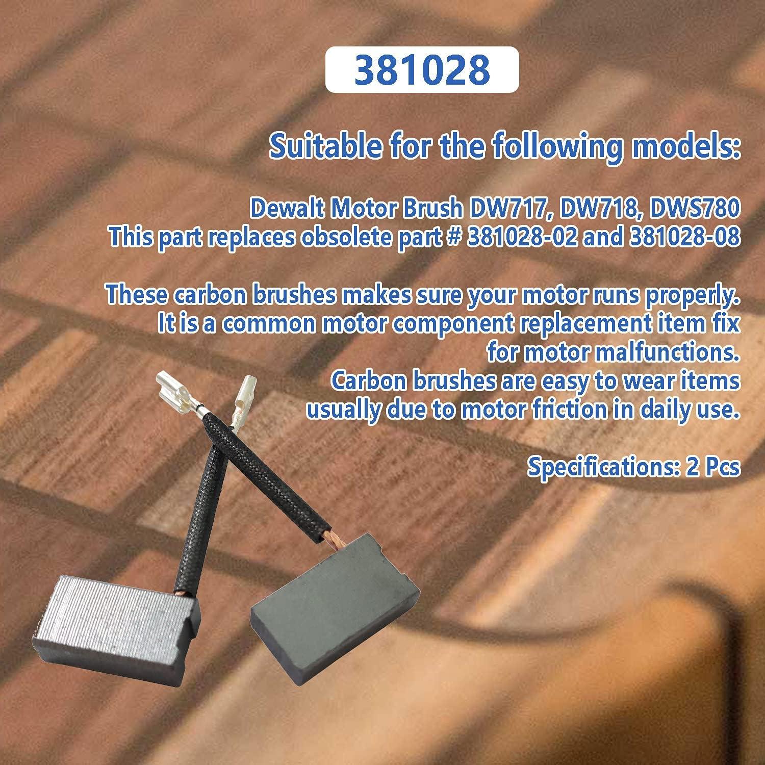 Reemplazo Cepillos de Carbón Koatukys 381028 para DeWalt