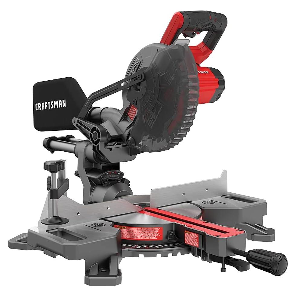 Sierra de inglete deslizante Craftsman V20 20V 7-1/4" con batería