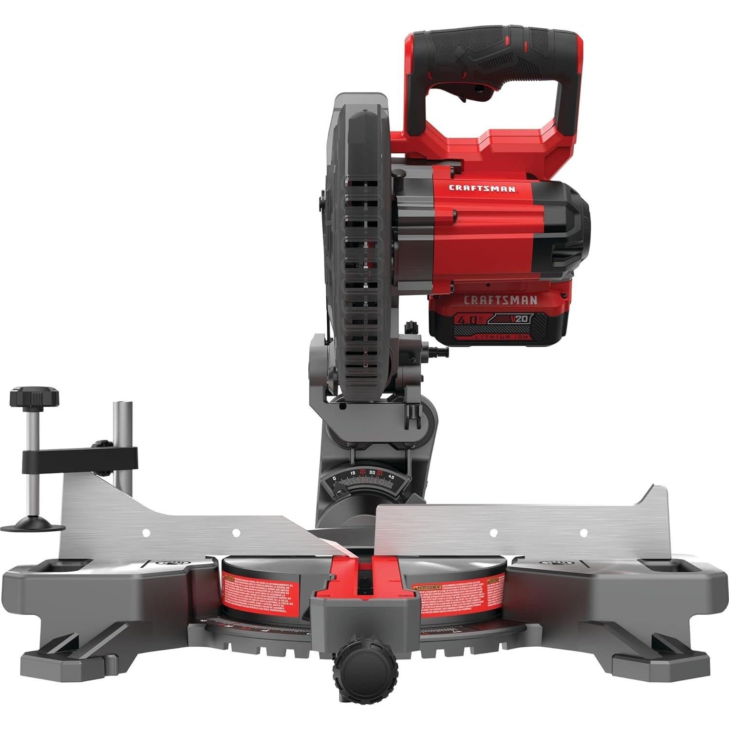 Sierra de inglete deslizante Craftsman V20 20V 7-1/4" con batería