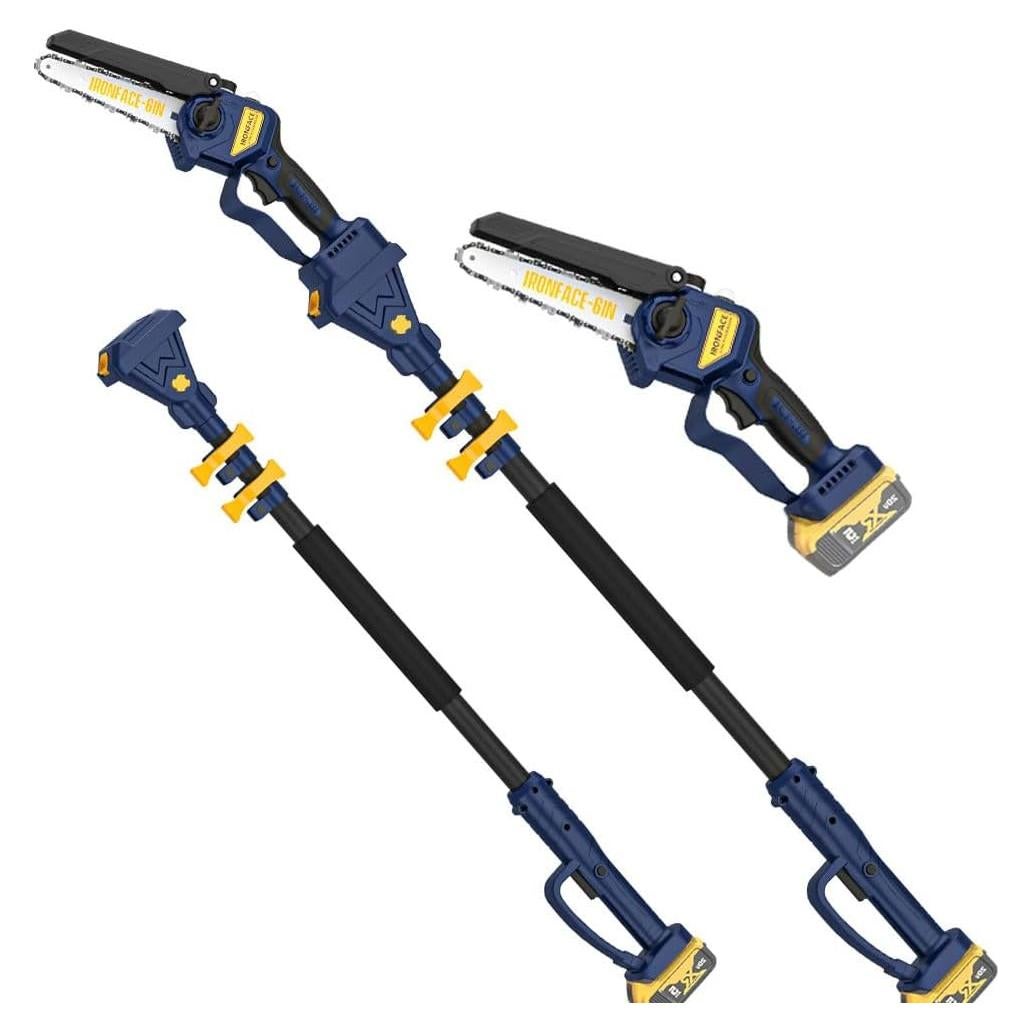 Sierra Telescópica IRONFACE 6" 2 en 1 para Batería DeWalt 20V