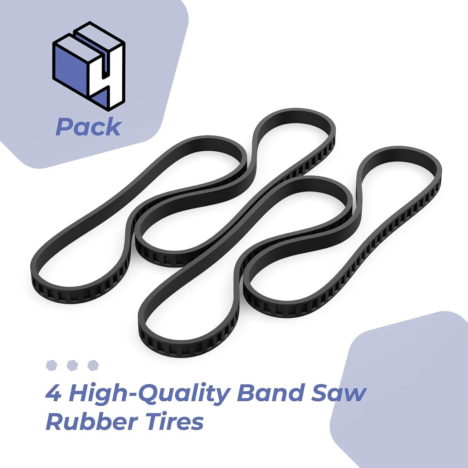 4 Neumáticos de Goma para Sierra de Banda Dewalt 650721-00