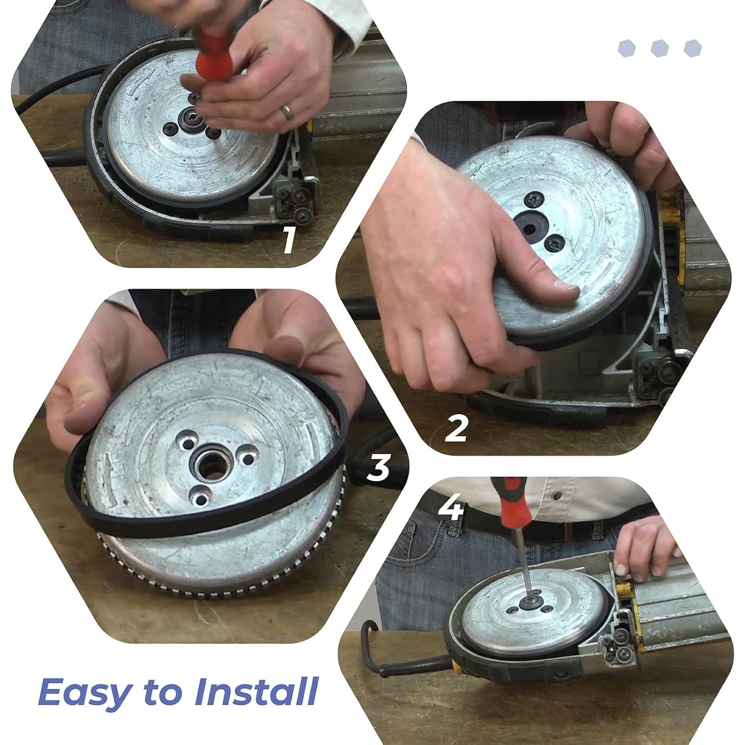 4 Neumáticos de Goma para Sierra de Banda Dewalt 650721-00