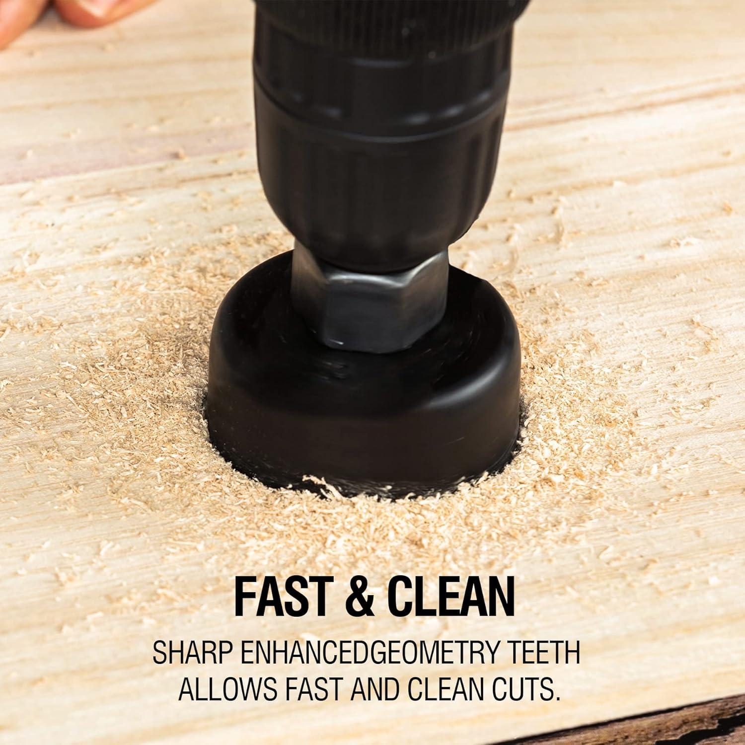 KATA Kit de Sierras de Corona 6 Piezas 32-54mm para Madera