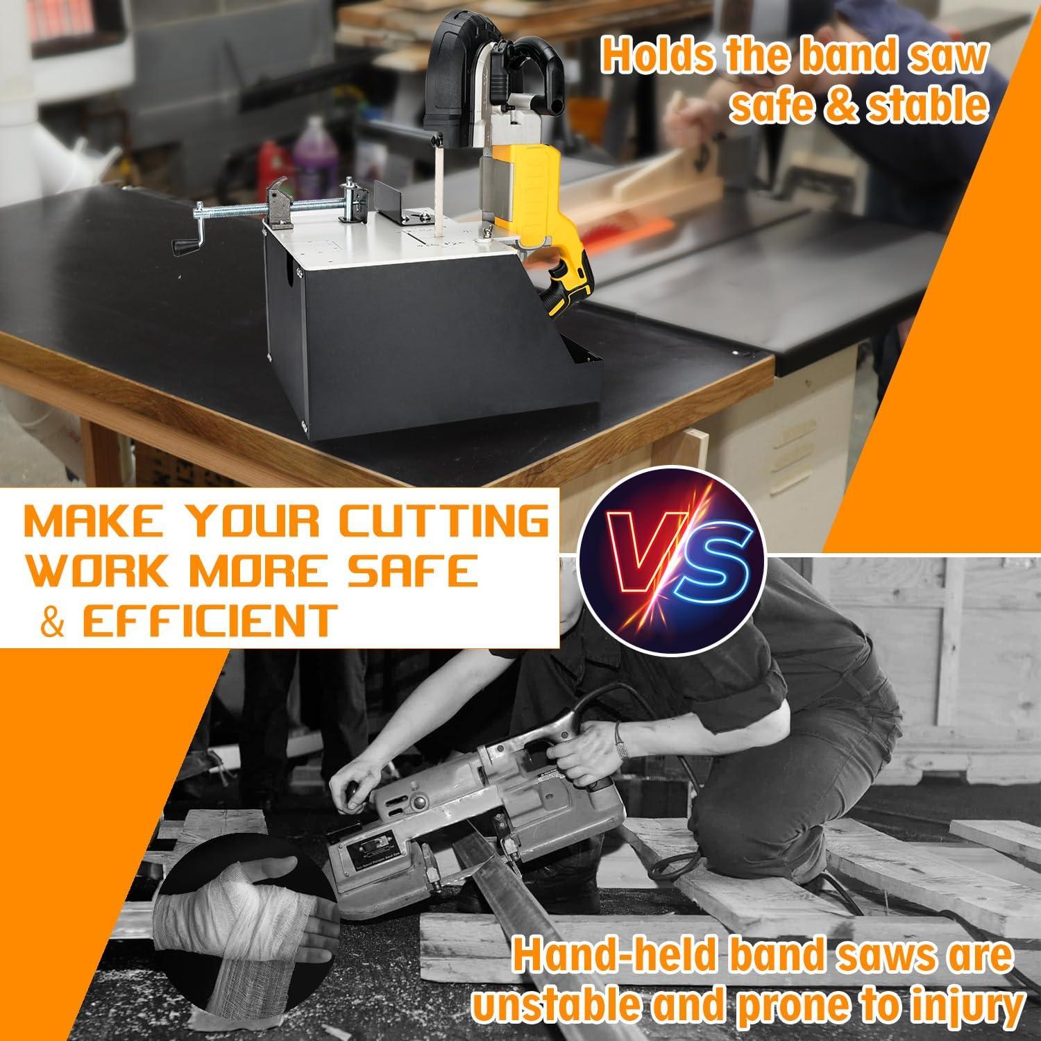 Soporte Portátil para Sierra de Banda DITKOK 2-en-1 Acero 10.1kg