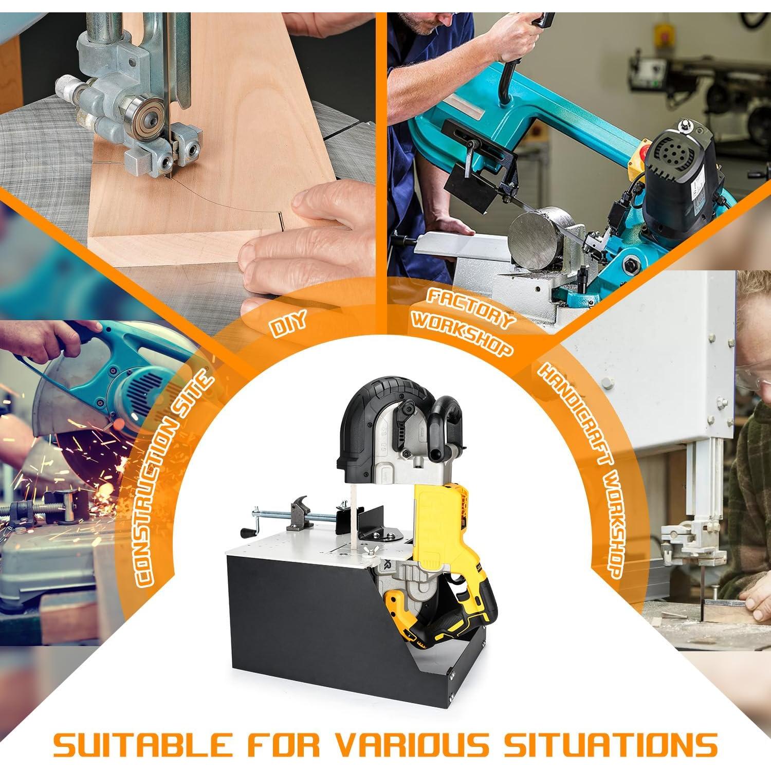 Soporte Portátil para Sierra de Banda DITKOK 2-en-1 Acero 10.1kg