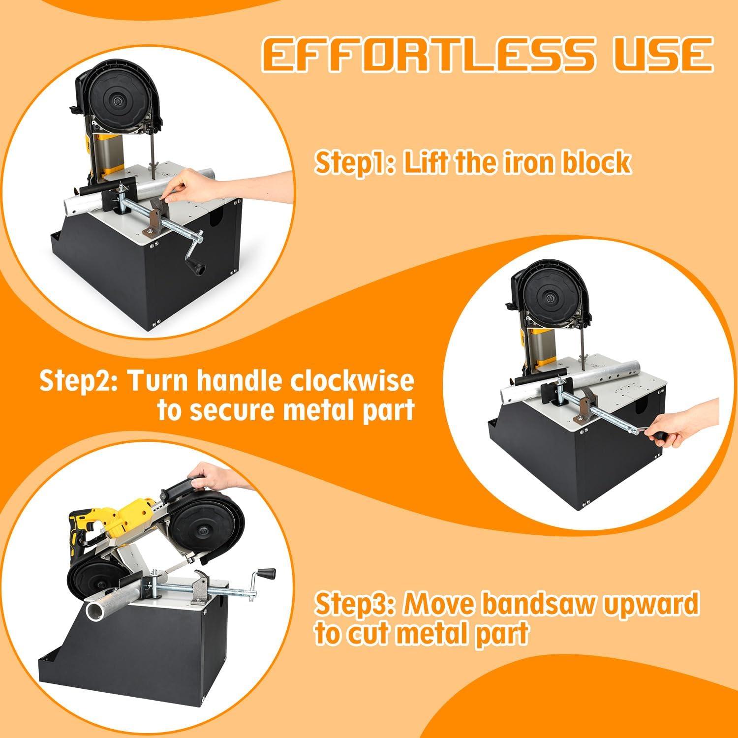 Soporte Portátil para Sierra de Banda DITKOK 2-en-1 Acero 10.1kg