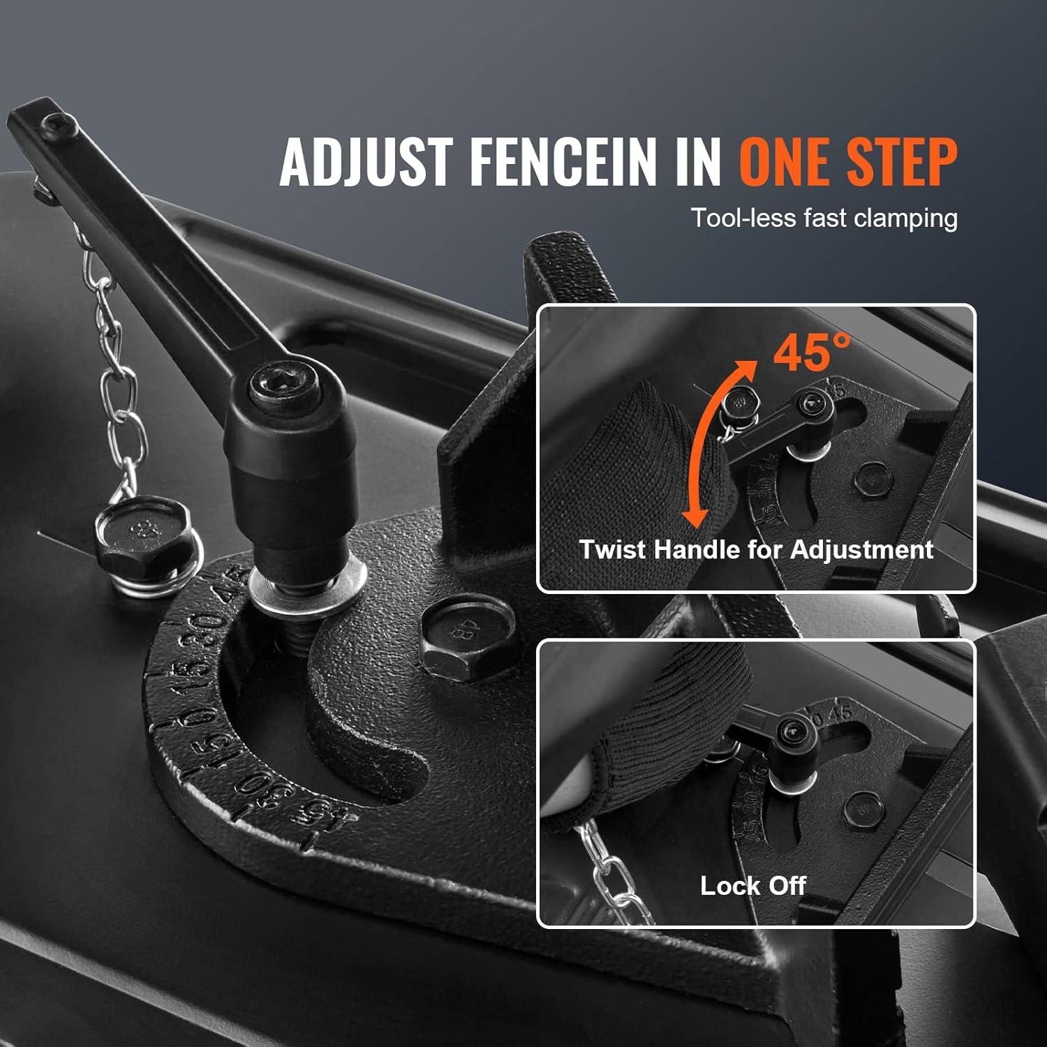 Sierra de Corte Abrasiva VEVOR 14" 2300W 3600RPM Ajustable