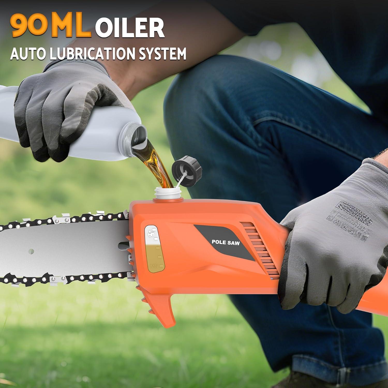 Sierra de Poste Inalámbrica Worksky 20V 8" Ajustable 4.3m