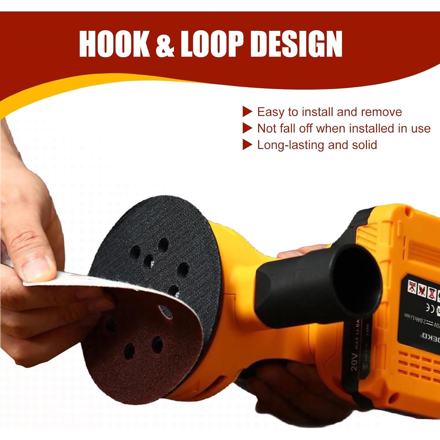 70 Discos de Lijado 5" YNZDRWA Grano Variado 40-800