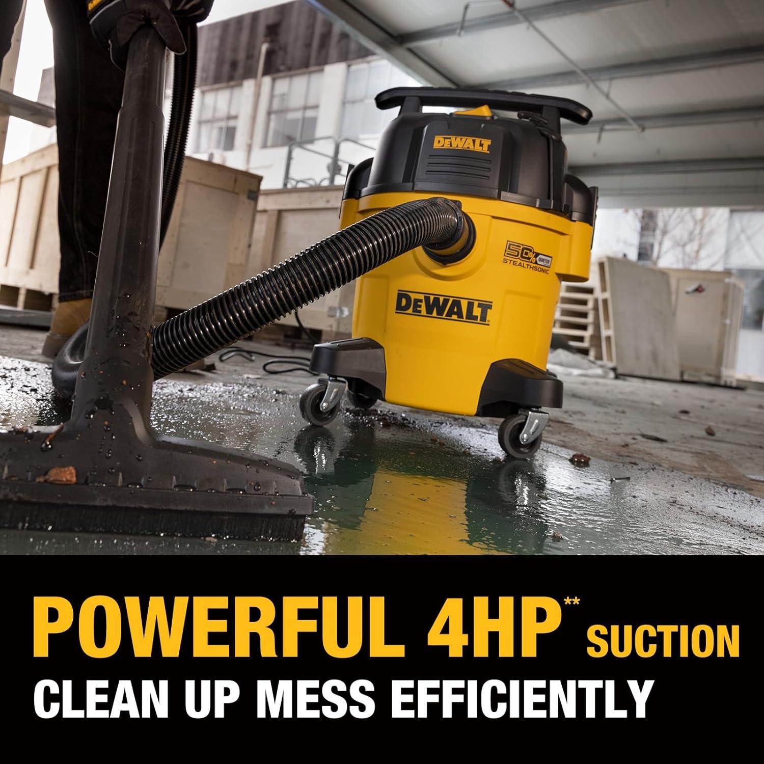 Aspiradora Húmeda y Seca DEWALT DXV05P-QTA 5 Gal 4 HP Silenciosa