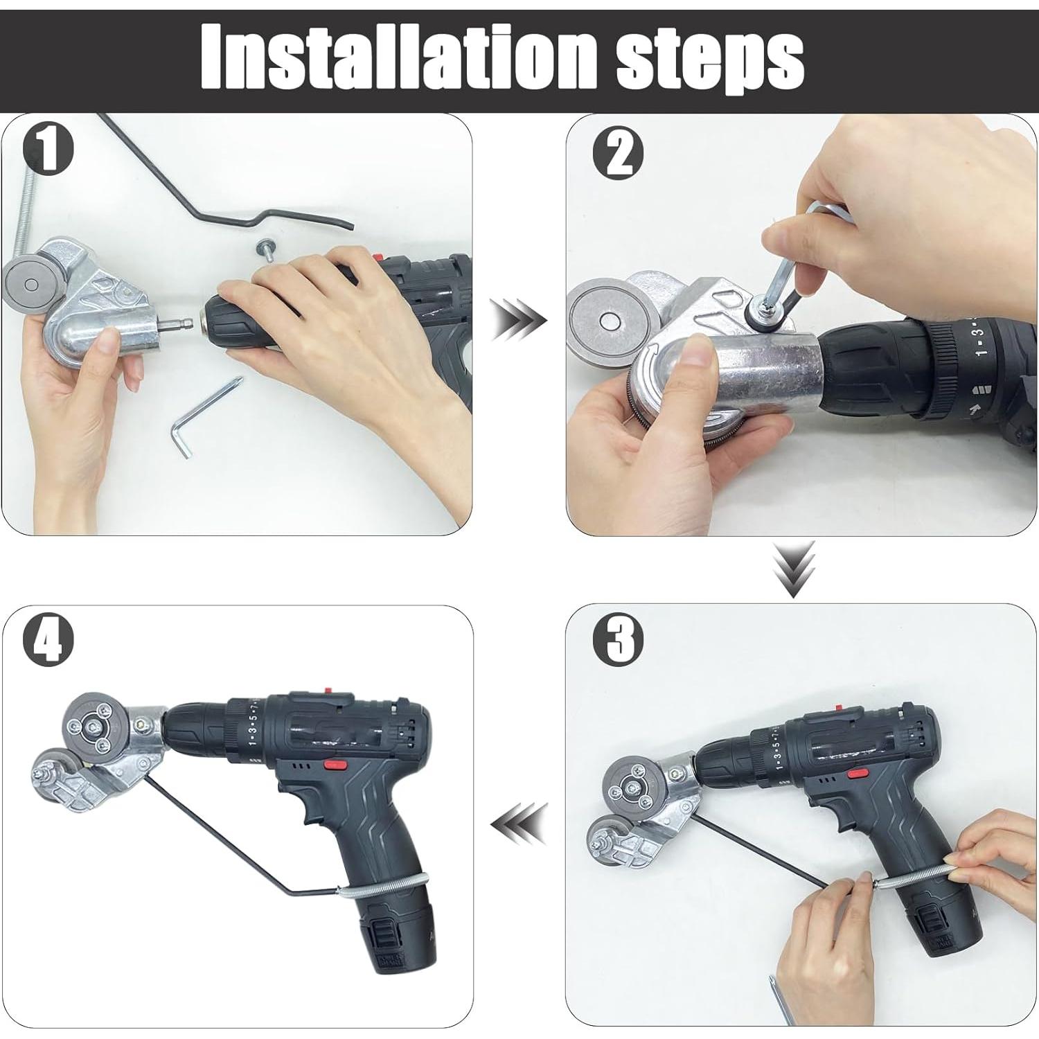 Cortador de Metal para Taladro EBigDeals Nibbler 0.3-1.5mm