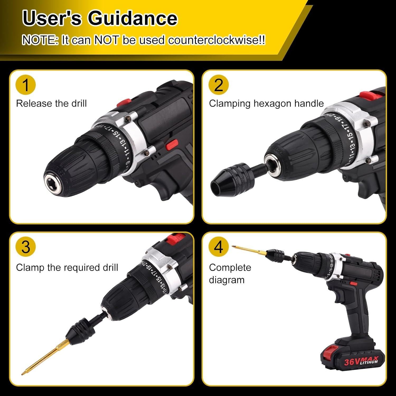 Adaptador Chuck Sin Llave Valkynos 0.6-8mm y 0.3-3.6mm