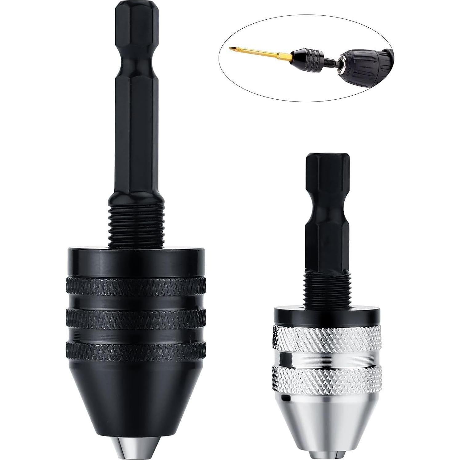 Adaptador Chuck Sin Llave Valkynos 0.6-8mm y 0.3-3.6mm